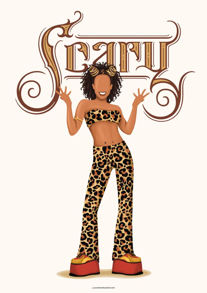 Leopard Print Diva by Nour Tohme — canvas wall art