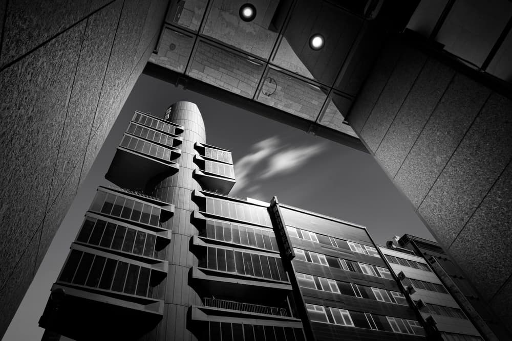 Modern Urban Geometry by Akira TAKAUE — canvas wall art