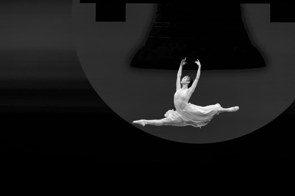 Ballerina In Flight by Jeff Wang — canvas wall art