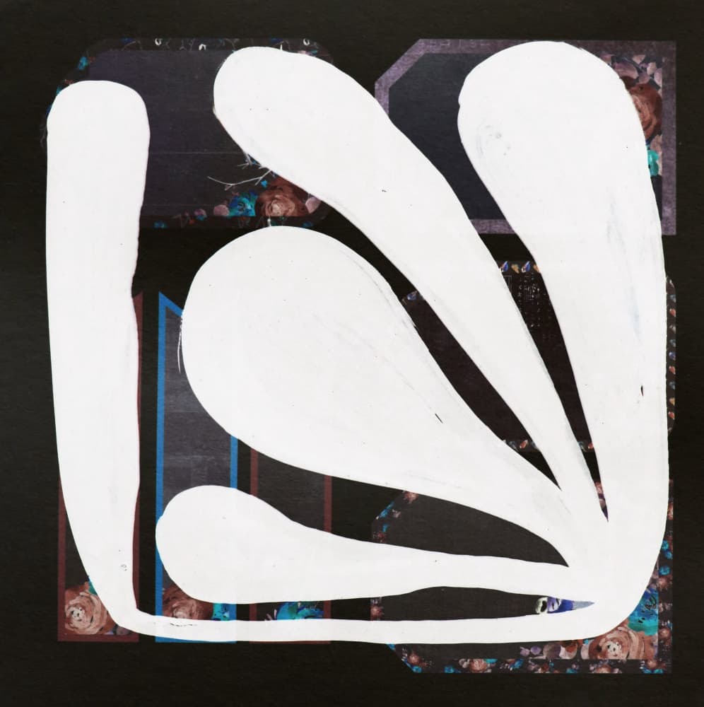 Abstract White Blooms by Santhosh ch — canvas wall art