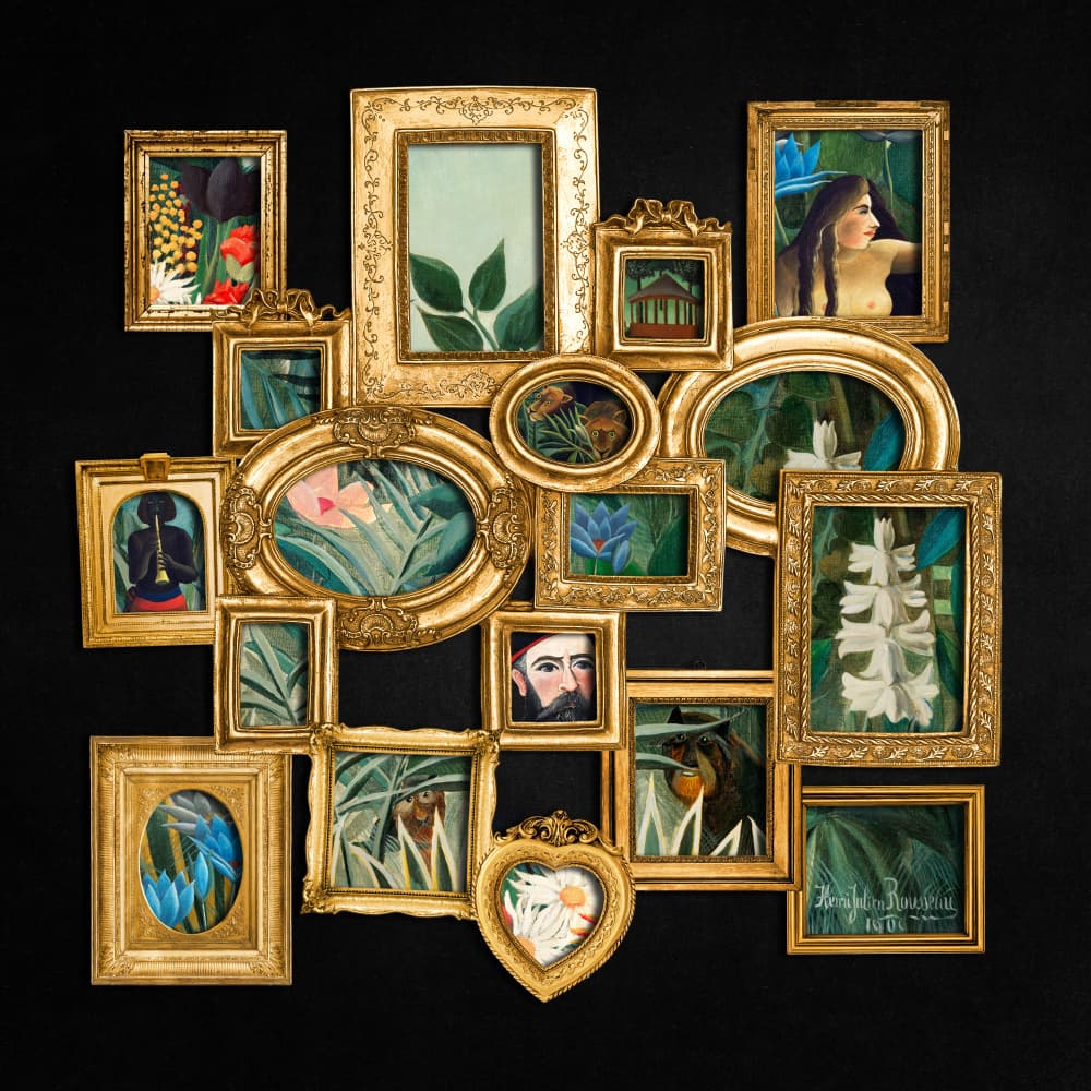 Golden Jungle Gallery by Marja van den Hurk — canvas wall art