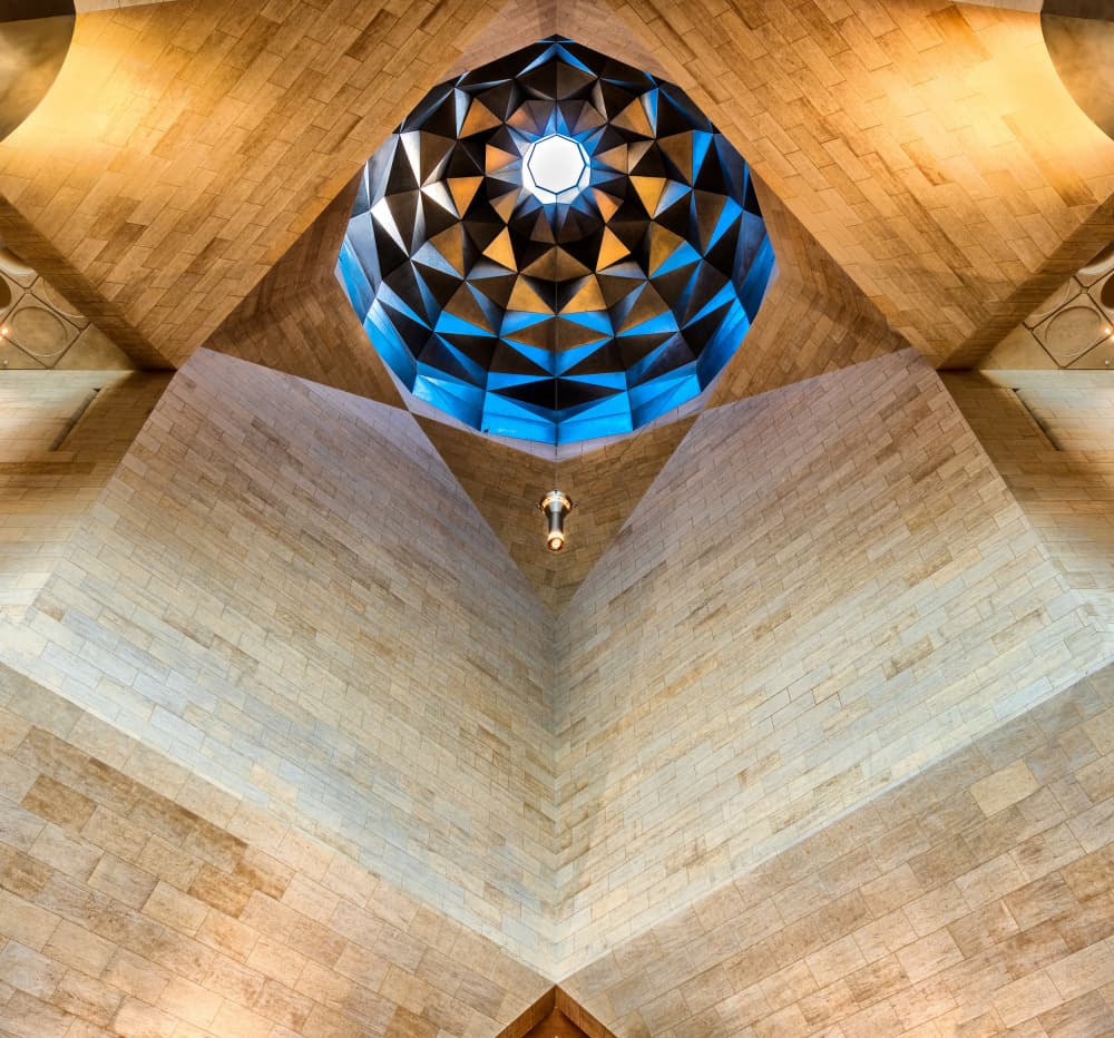 Faceted Ceiling Dome by Wayne Pearson — canvas wall art