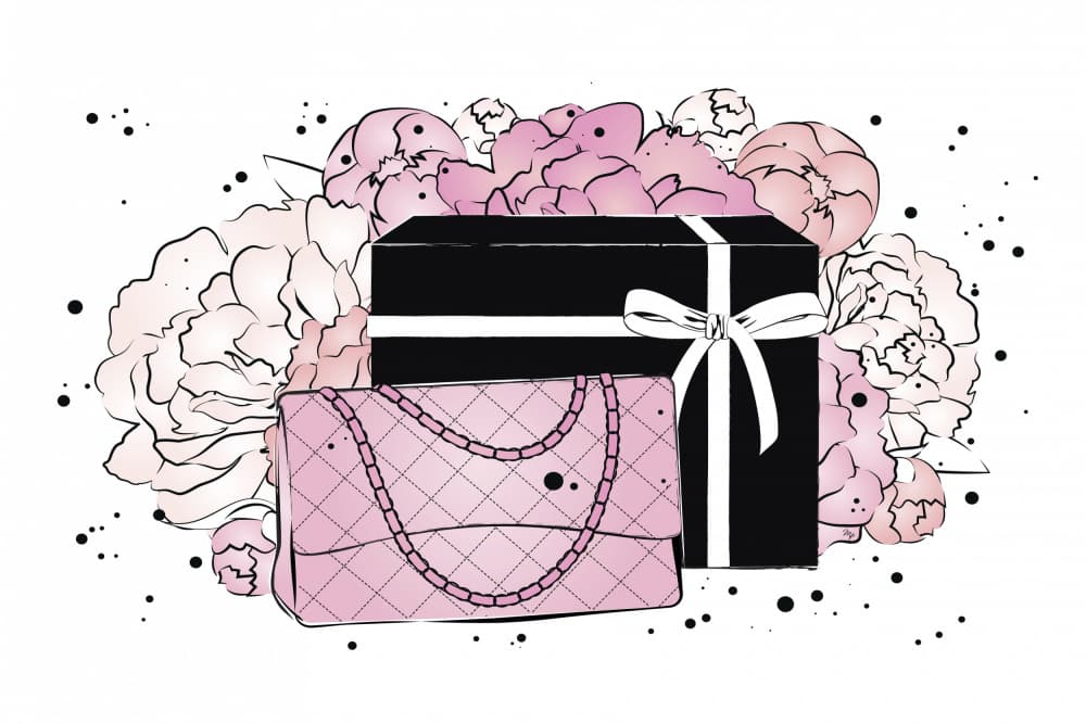 Elegant Floral Gift by Martina — canvas wall art