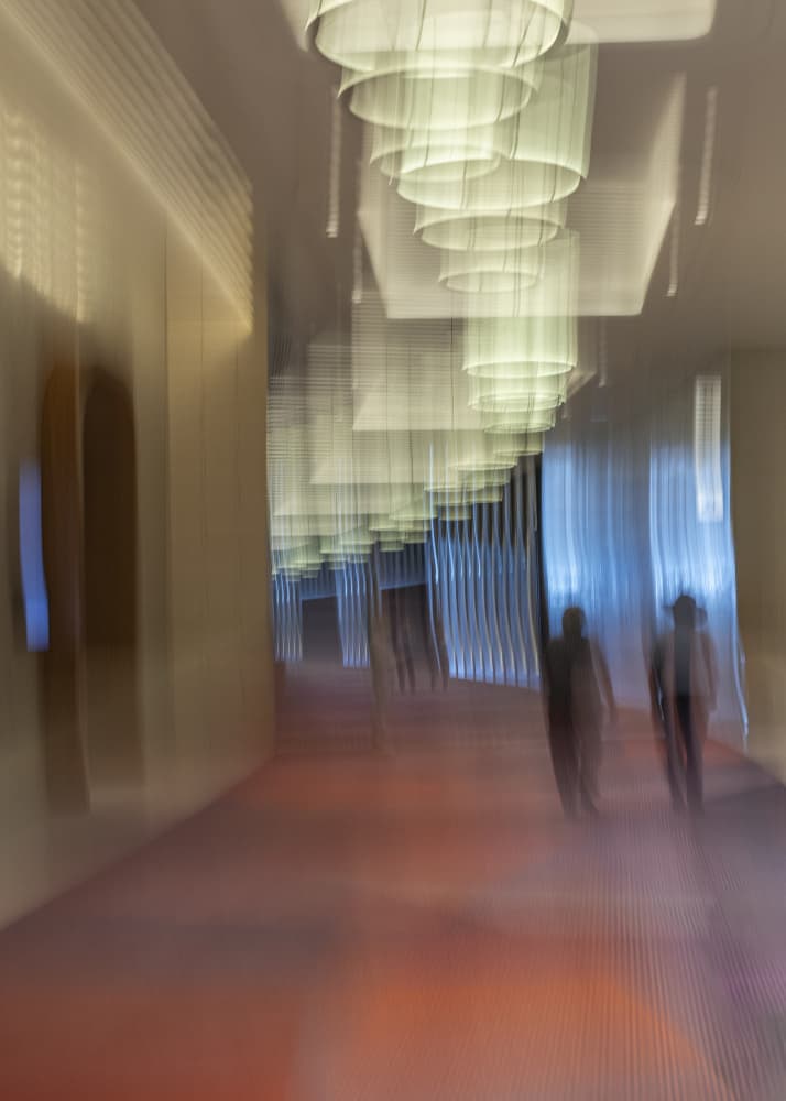 Blurred Motion Corridor by Susan Moss — canvas wall art