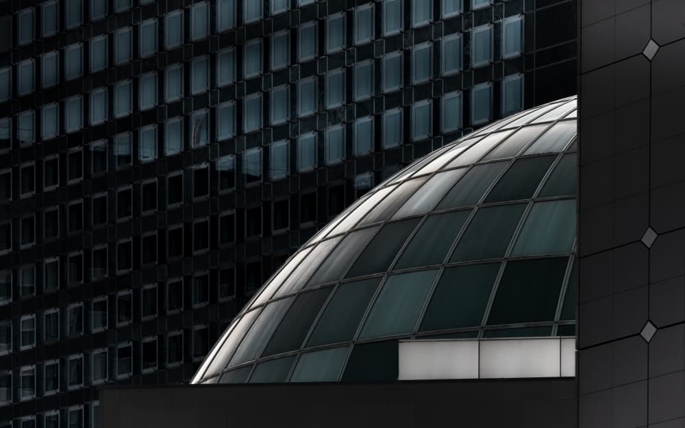 Modern Architectural Dome by Raffi Bashlian — canvas wall art