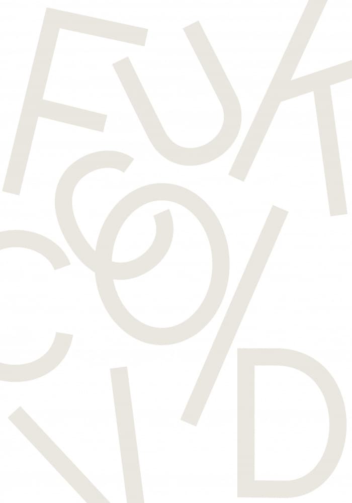 Fuck Covid Typography by Pictufy Studio II — canvas wall art