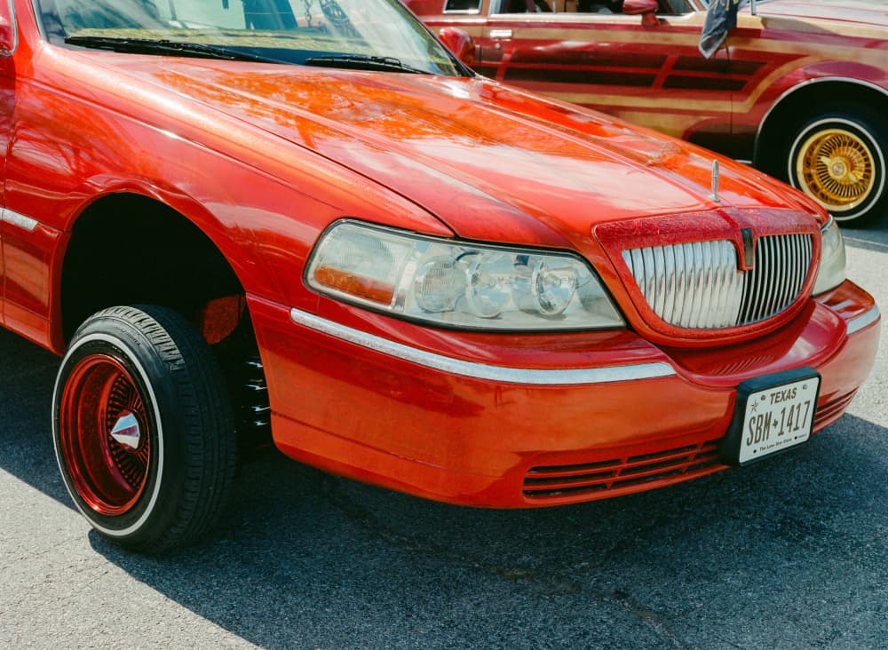 Classic Red Lowrider by Bethany Young — canvas wall art