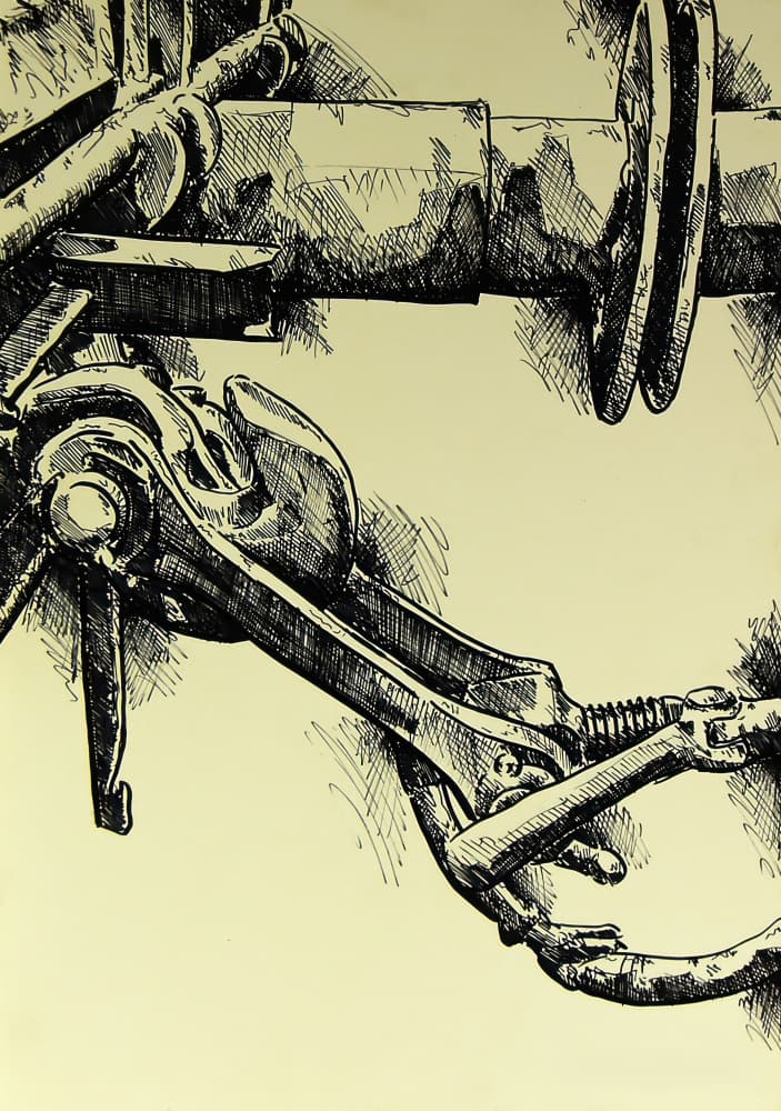 Vintage Industrial Gears by Kulik — canvas wall art