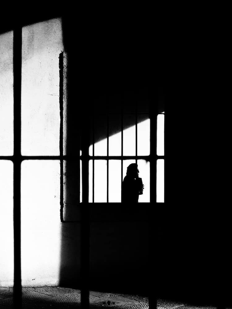 Silhouette In Window Light by Massimo Della Latta — canvas wall art