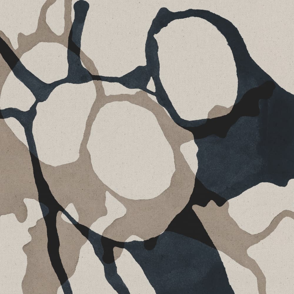 Fluid Neutral Shapes by Renée Stramel — canvas wall art