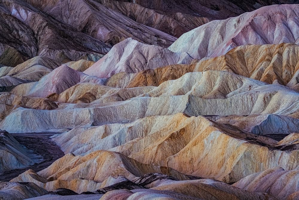 Colorful Desert Badlands by Benton Murphy — canvas wall art