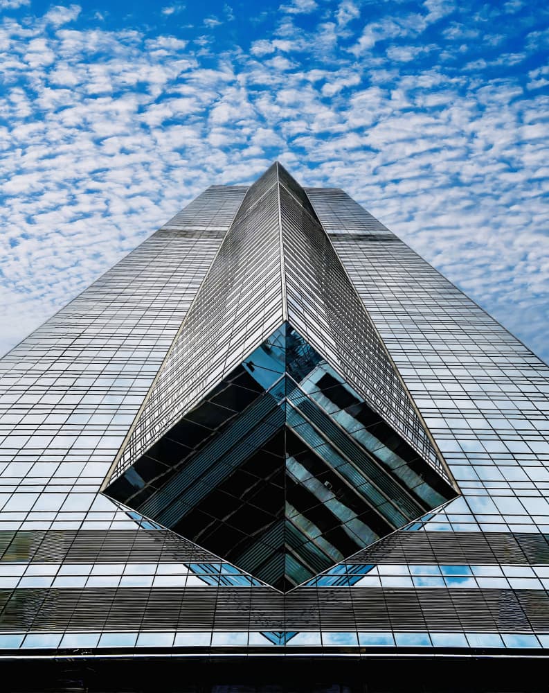 Glass Geometry Skyscraper by Arnon Orbach — canvas wall art