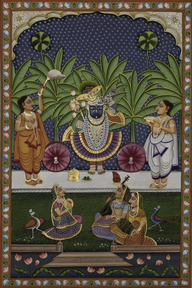 Lord Krishna's Garden by IMAGINEERS STUDIO — canvas wall art