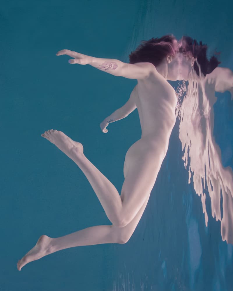 Ethereal Underwater Nude by Craig Stampfli — canvas wall art