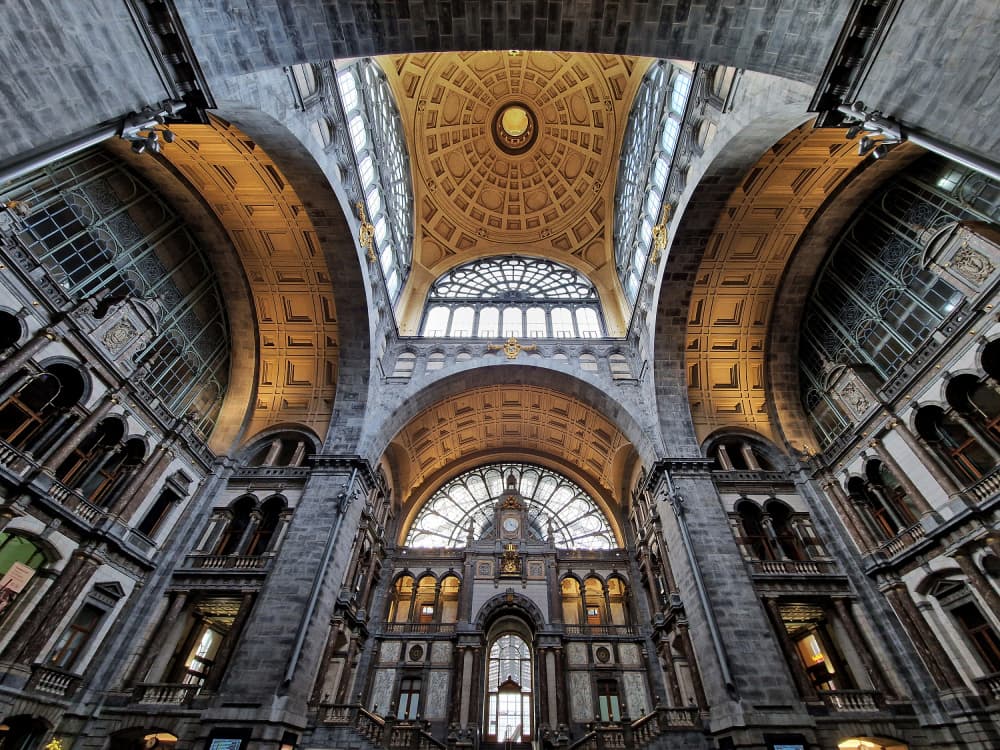 Grand Architectural Interior by Jorge Pimenta — canvas wall art