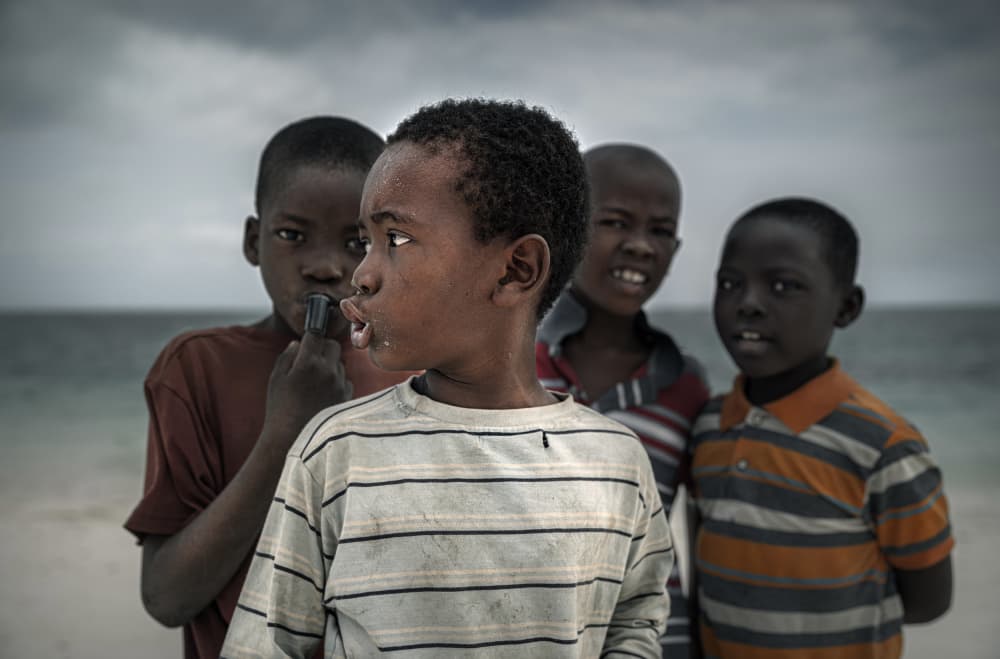 African Beach Boys by Waldemar Szmidt — canvas wall art