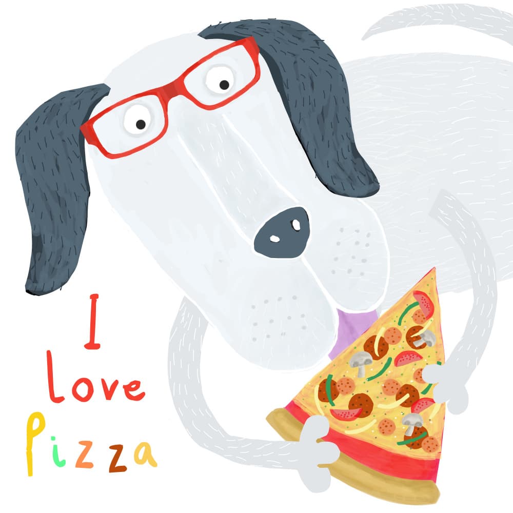 Dog Loves Pizza