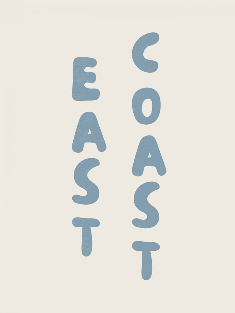 East Coast Vibes by Jolly and Dash — canvas wall art