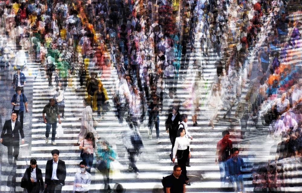 Dynamic Urban Movement by Arnon Orbach — canvas wall art
