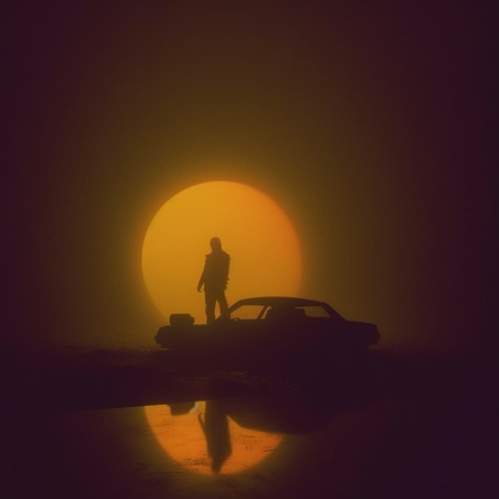Apocalyptic Desert Sunset by Samantha Hearn — canvas wall art