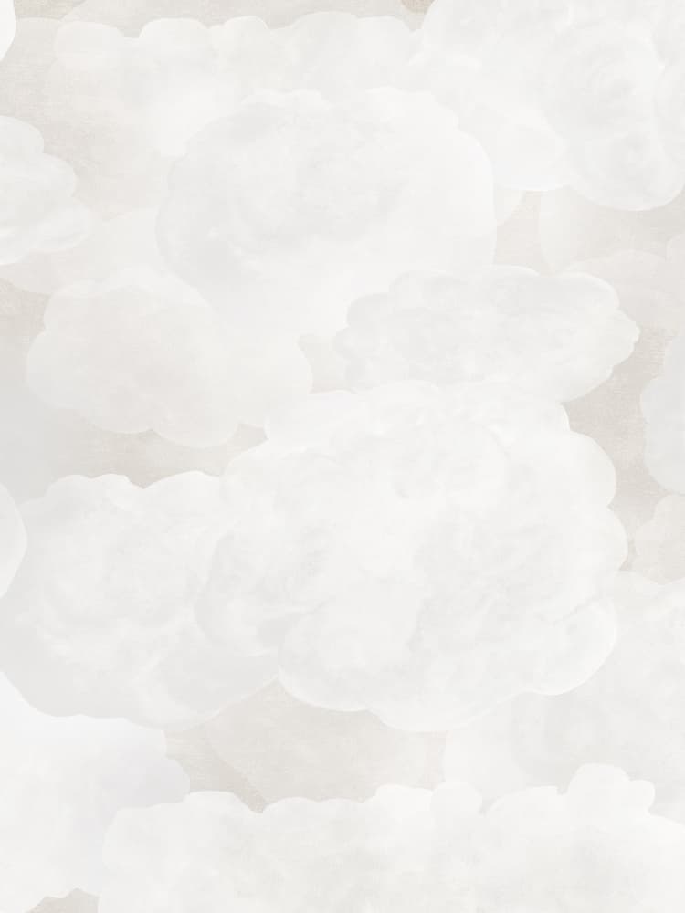 Dreamy White Clouds by Karen Menzenbach — canvas wall art