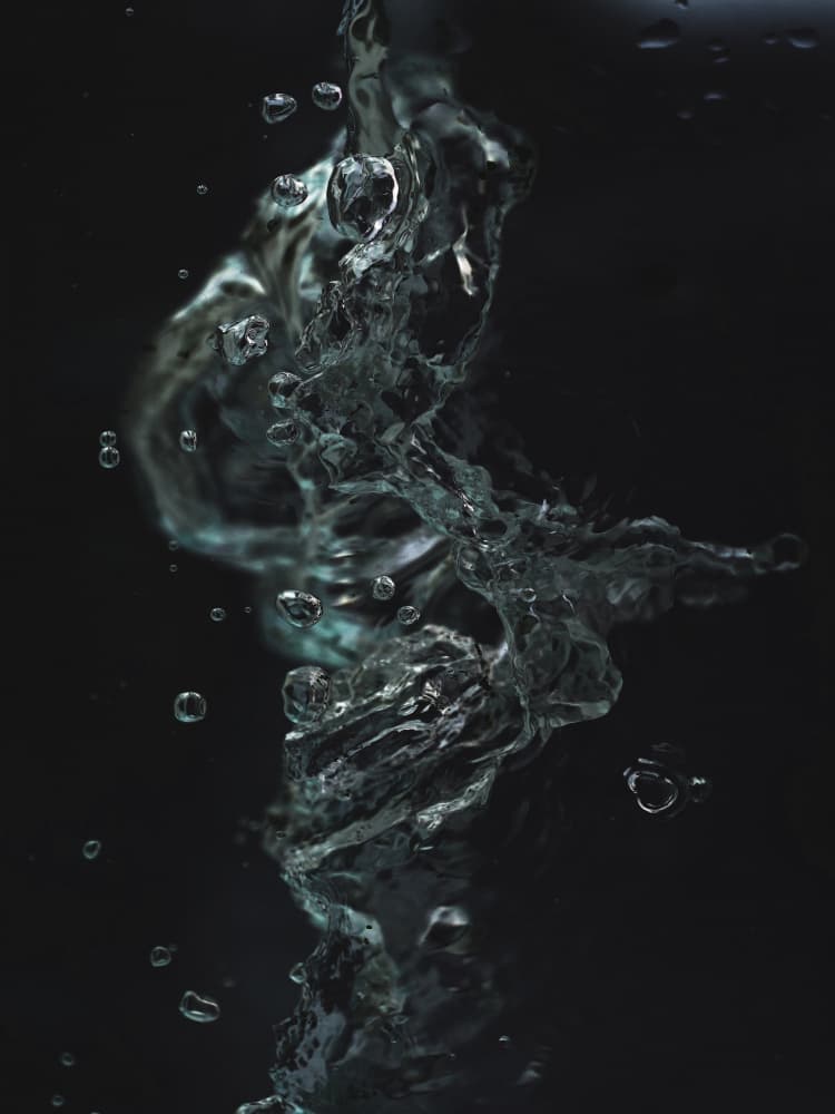 Liquid Whirlwind by Shot by Clint — canvas wall art