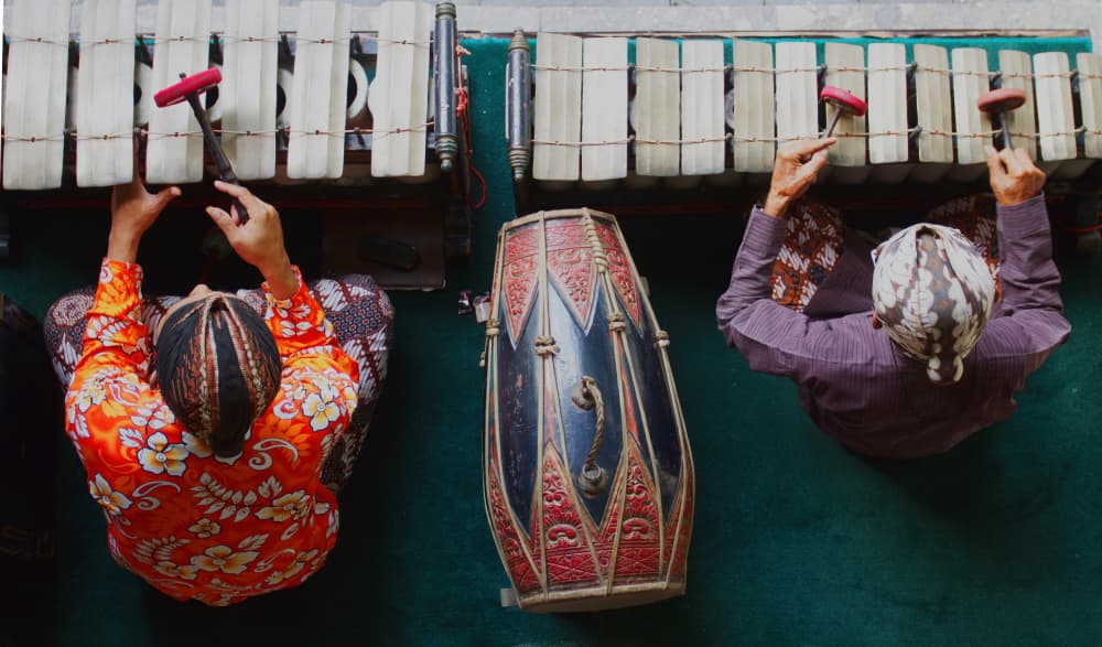 Traditional Music Performance by Ugur Erkmen — canvas wall art