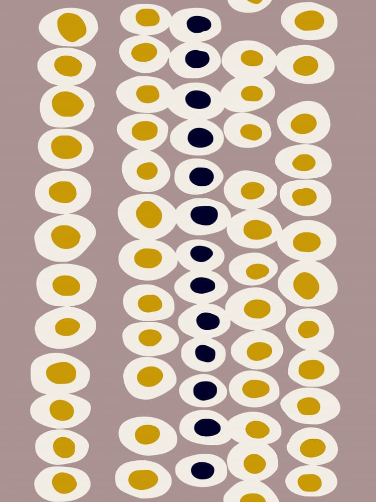Soft Oval Pattern by Annick — canvas wall art