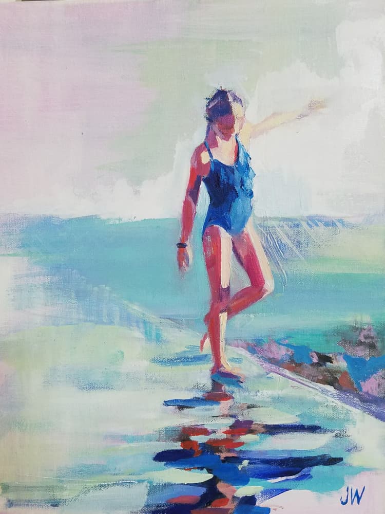Delia by Jenny Westenhofer — canvas wall art