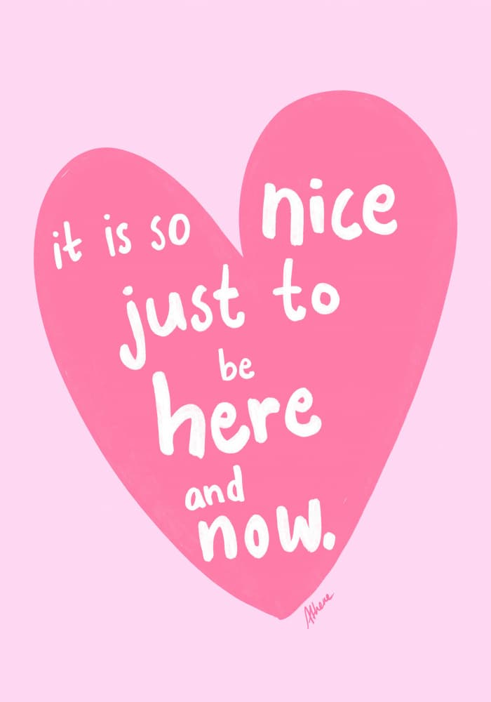 Here and Now by Athene Fritsch — canvas wall art