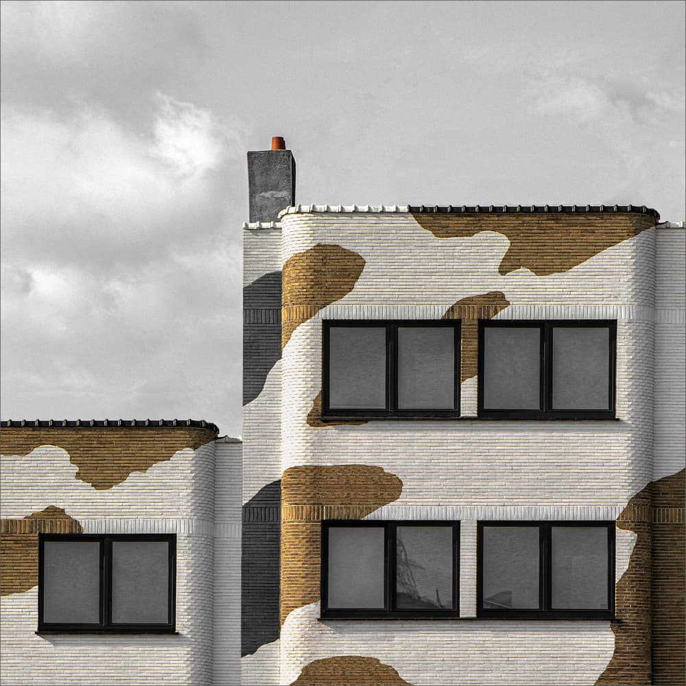 Modern Facade Patterns by Gilbert Claes — canvas wall art