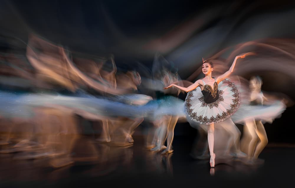 Dreamlike Ballet Performance by Lydia Jacobs — canvas wall art