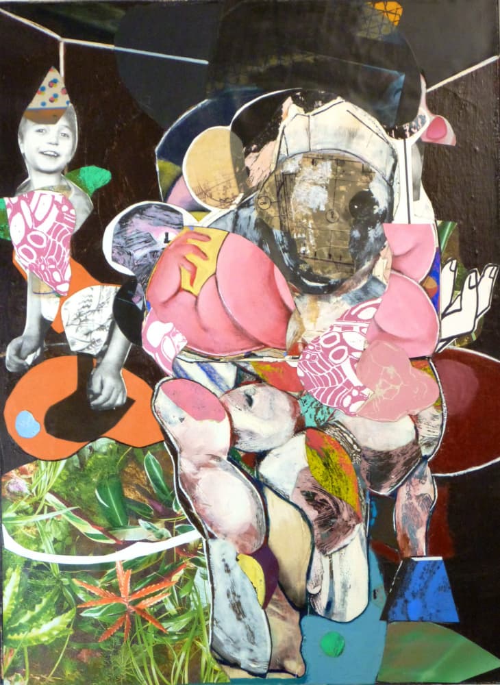 Abstract Party Child by Pascal Marlin — canvas wall art