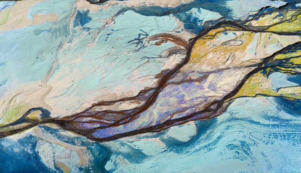 Braided Water Channels by Catherine Wang — canvas wall art