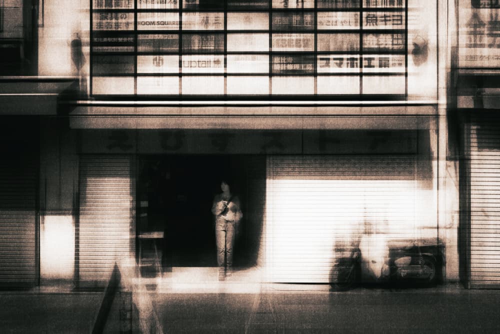 Urban Motion Mystery by moucorn — canvas wall art