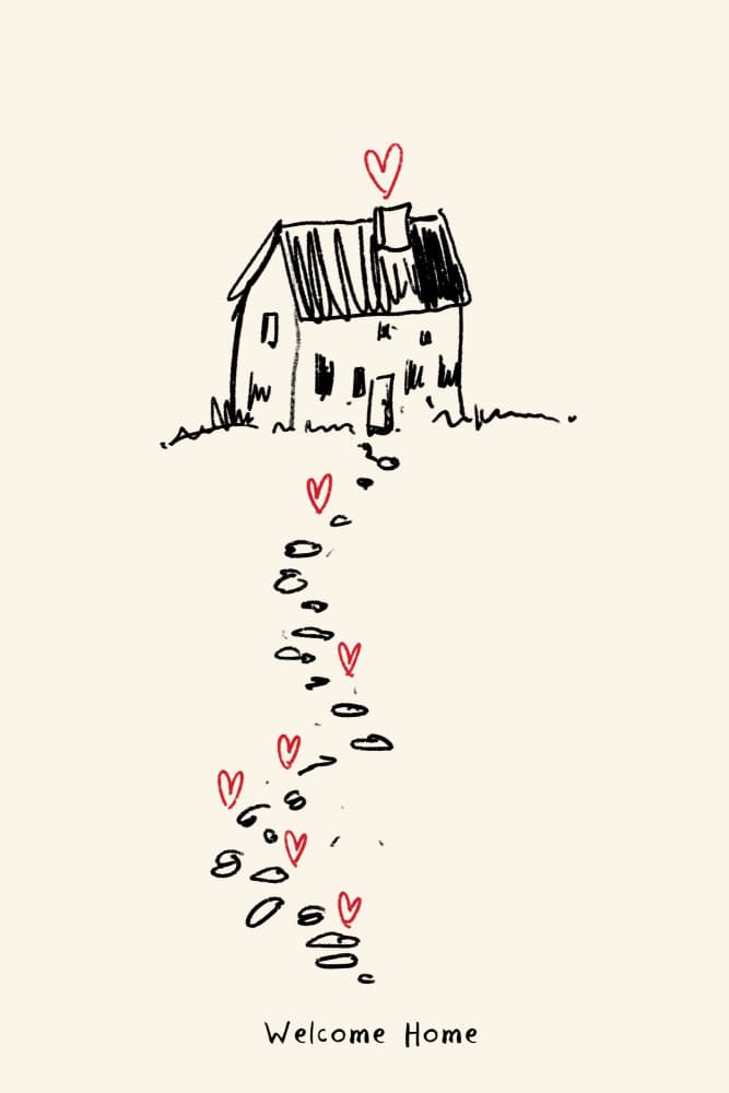 Welcome Home Path by Treechild — canvas wall art