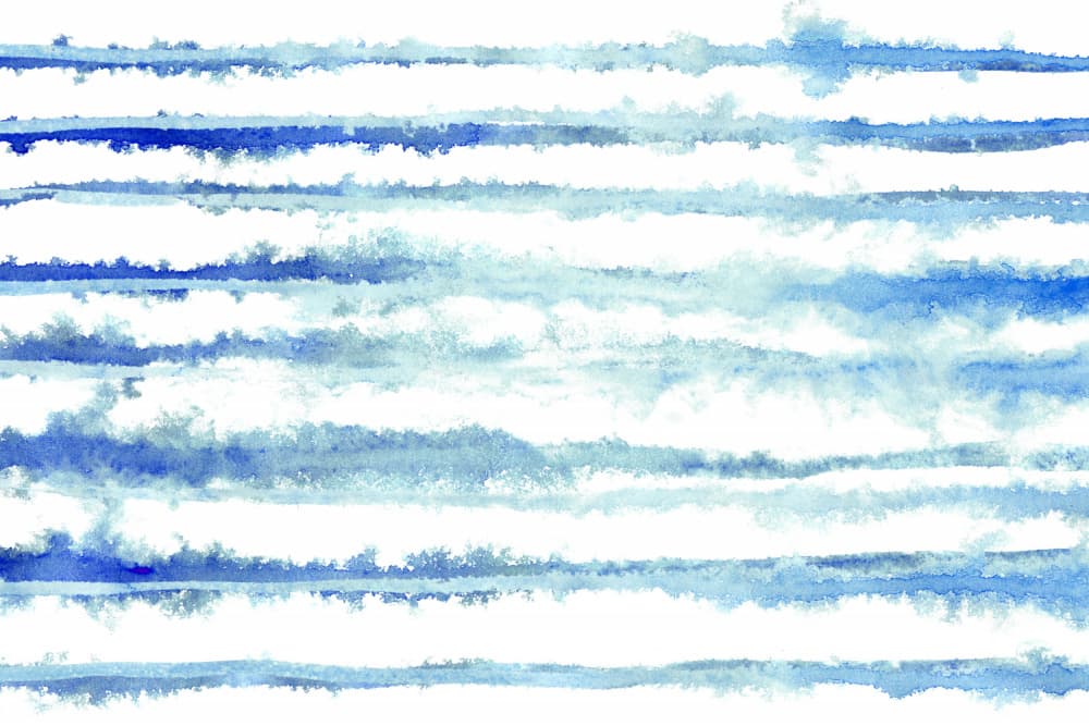 Abstract Blue Stripes by amini54 — canvas wall art