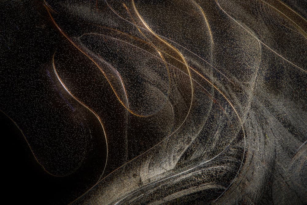Ice lines by Nel Talen — canvas wall art