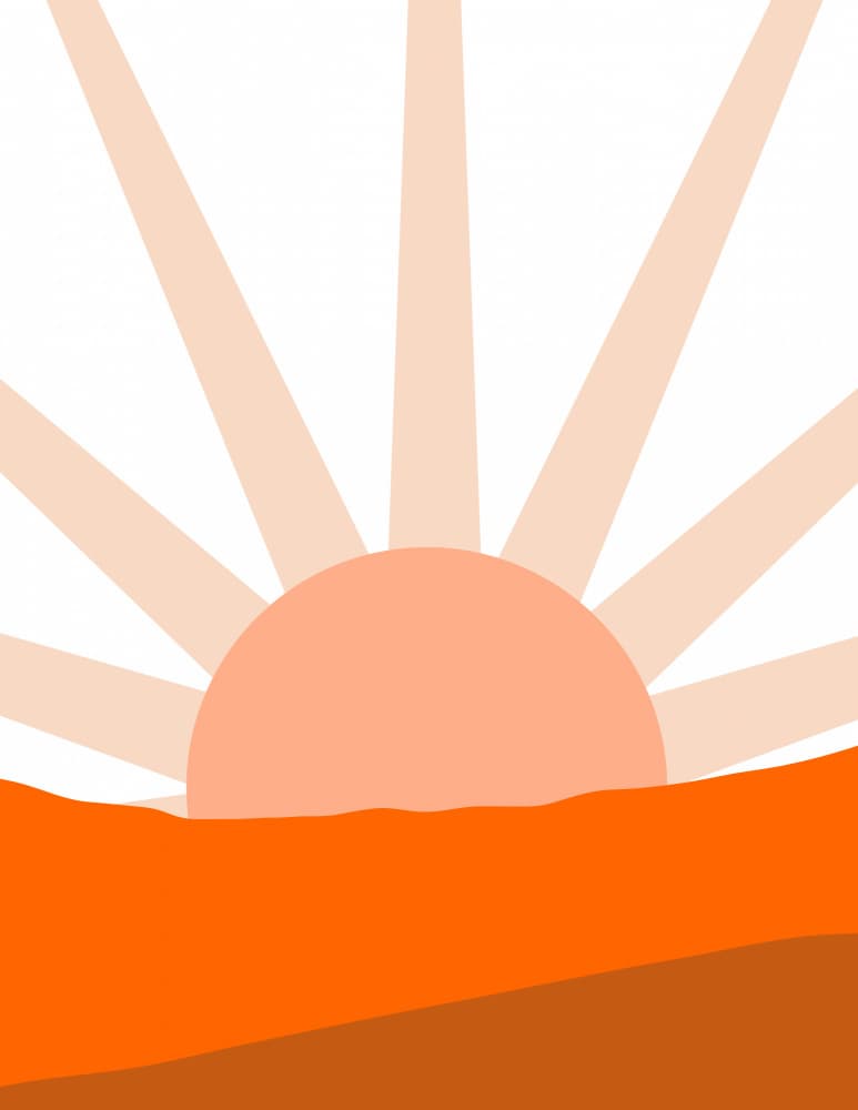 Desert Sunrise Glow by Nicholas — canvas wall art