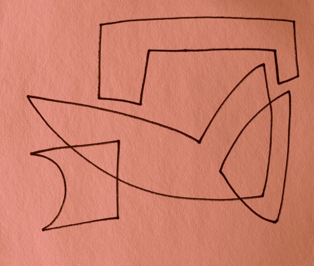 Abstract Line Forms by Santhosh ch — canvas wall art