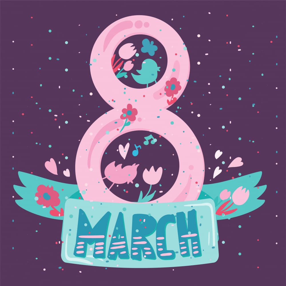Whimsical March Eight by Marika Barsrsind β canvas wall art