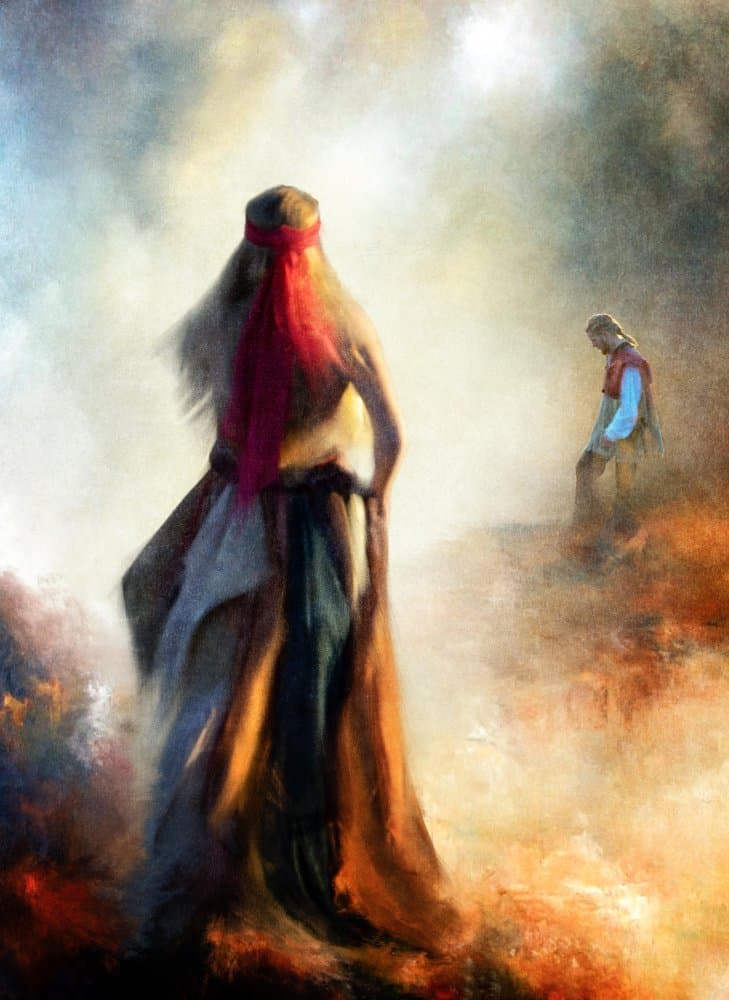 Biblical Desert Journey by Charlaine Gerber — canvas wall art