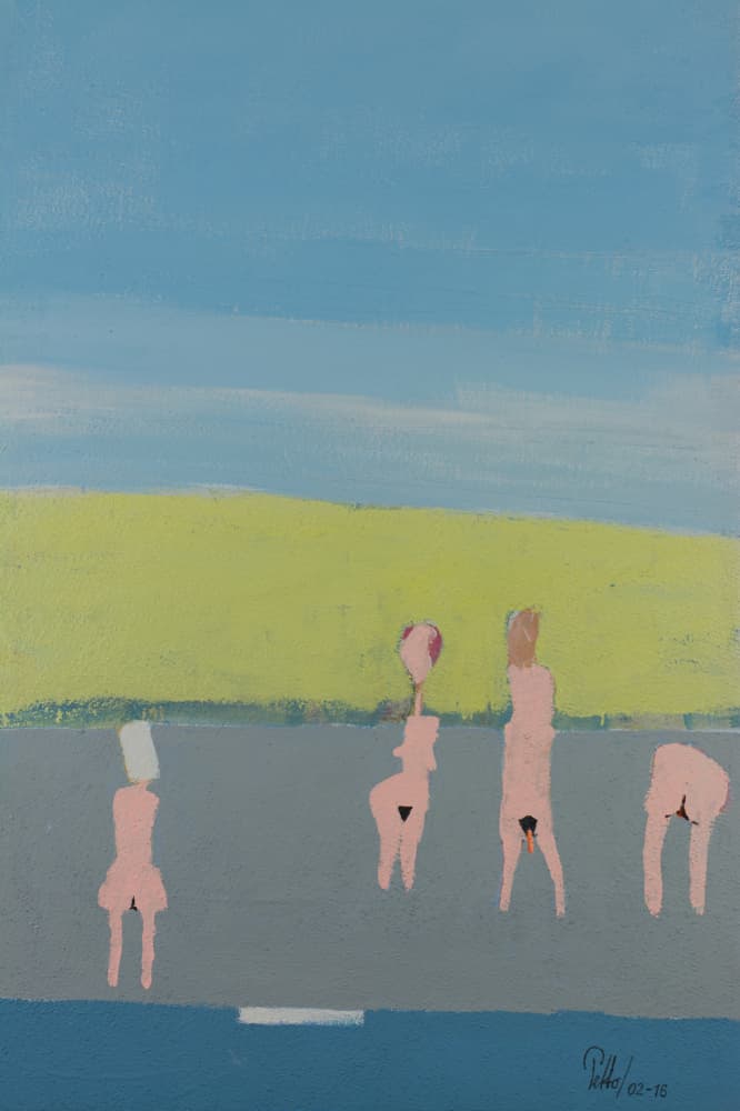 Nudist Beach by Mr PETTO — canvas wall art
