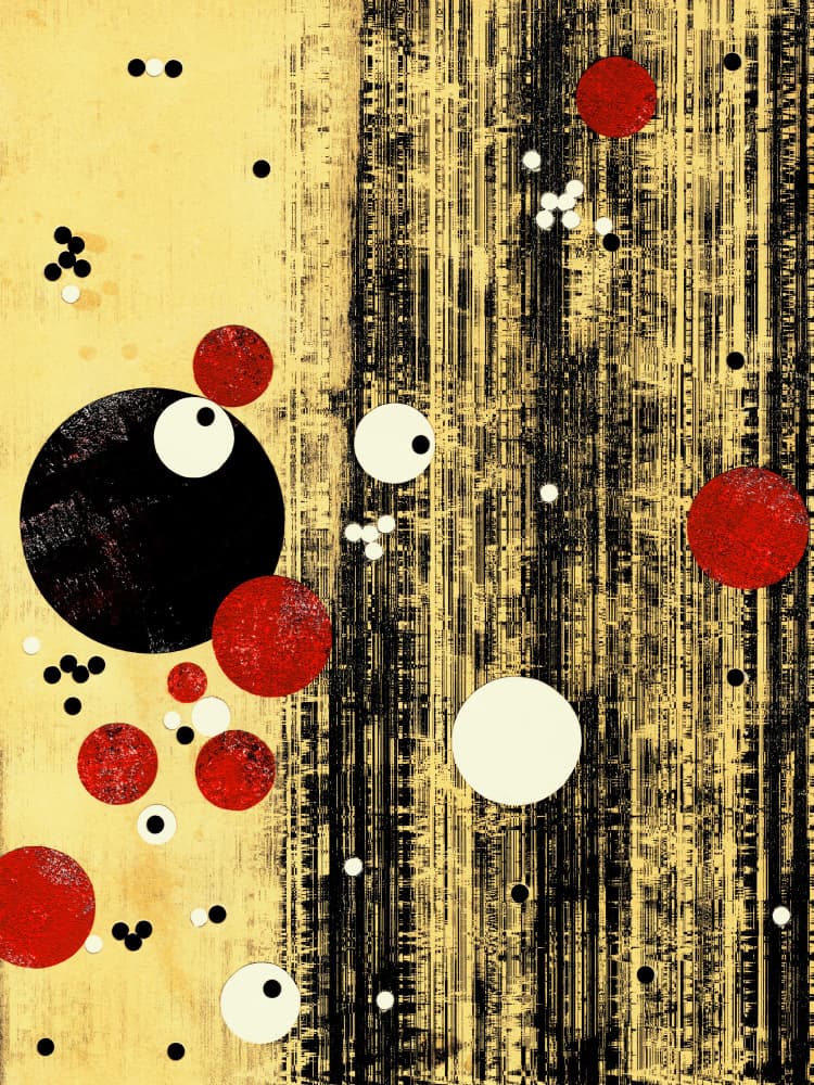 Modern Abstract Eyes by Petr Strnad — canvas wall art