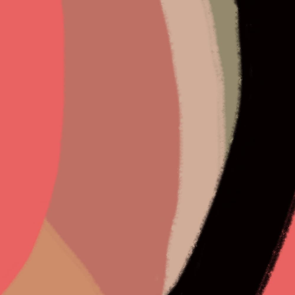 Muted Abstract Curves by Dina Dankers — canvas wall art