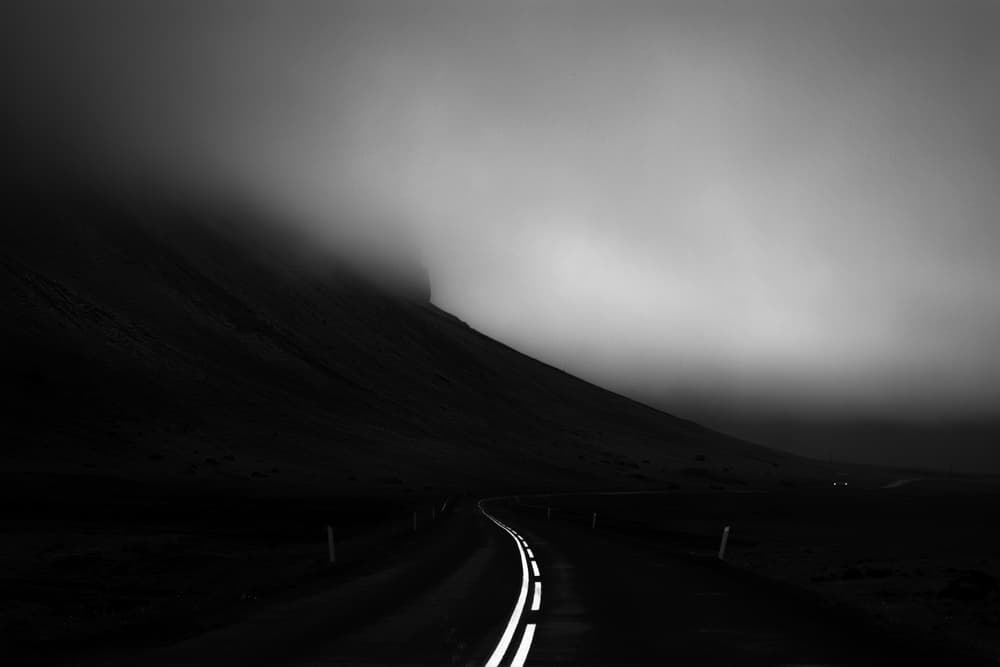 Misty Mountain Road by swapnil deshpande — canvas wall art