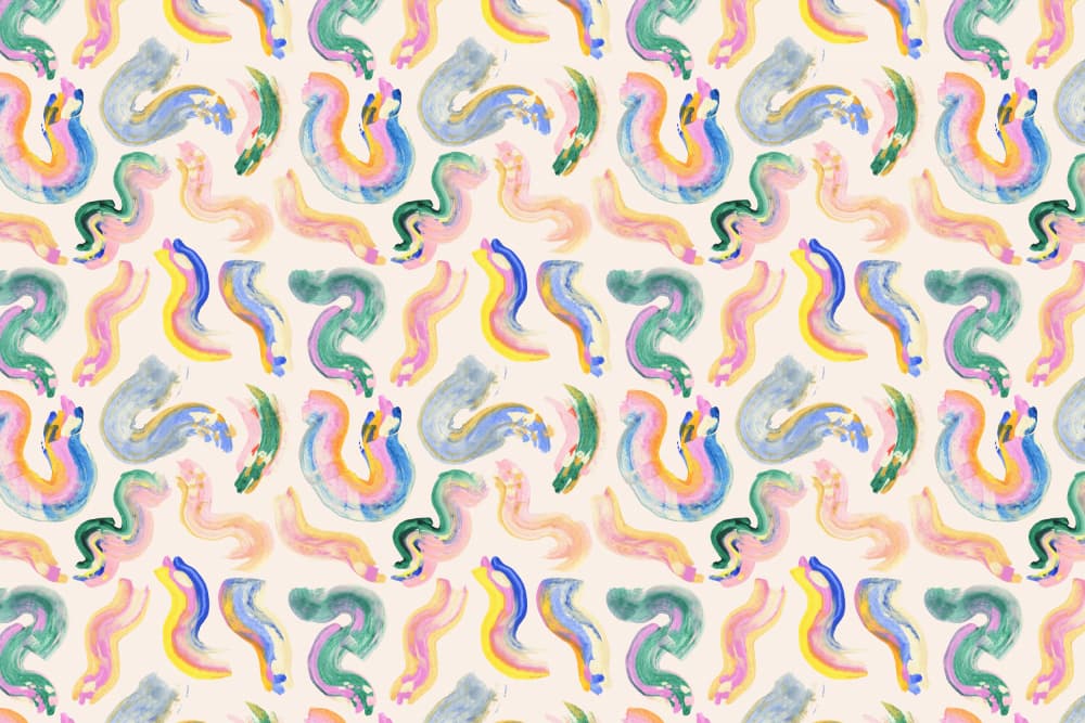 Funkystrokespatternno08 by Treechild — canvas wall art