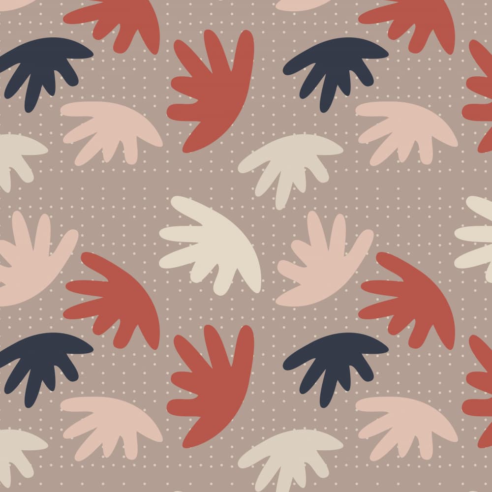 Organic Petal Pattern by Dina Dankers — canvas wall art