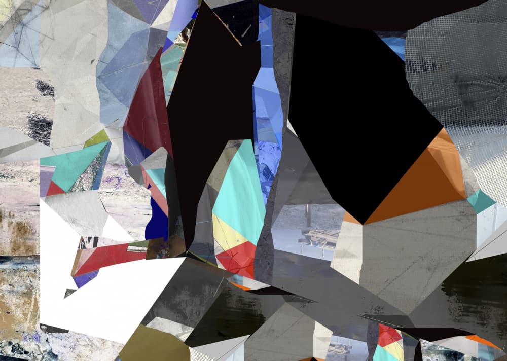 Dynamic Geometric Collage by Stefan Fransson — canvas wall art