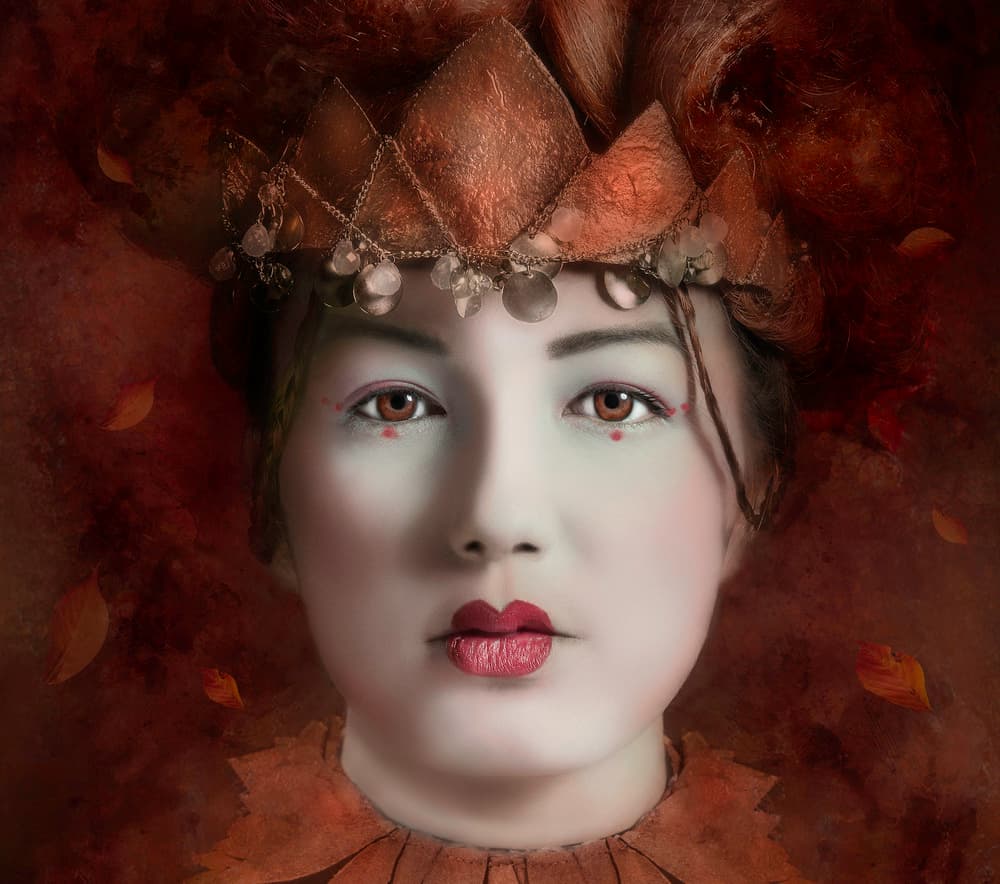 Queen of Autumn by Joan Blease — canvas wall art